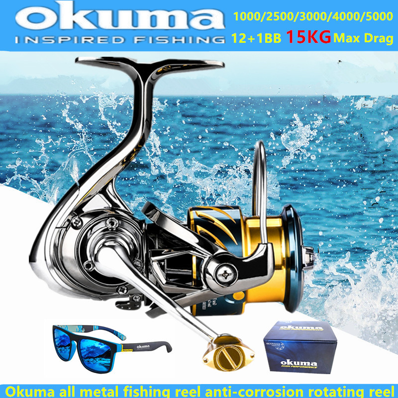 Abu Garcia Reel Revo - Okuma Tüm Metal Balıkçılık Makarası 12+1BB15KG