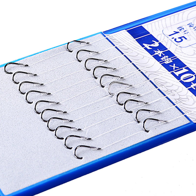 Fishing Hook Assortment - 10 çift Balıkçılık Kanca Atkı 45