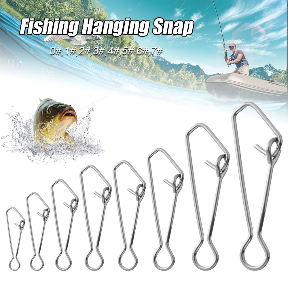 50 adet/paket hızlı klip kilit - Fishing Hook Stainless Steel incelemesi ve fiyatı