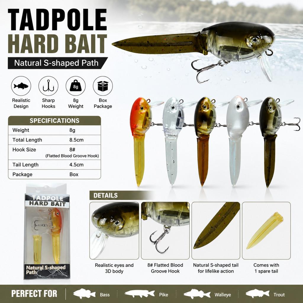 1 adet Kurbağa Yavrusu Sert Ye - Fishing Hook Treble incelemesi ve fiyatı